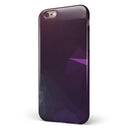 Dark Purple and Pink Geometric Shapes iPhone 6/6s or 6/6s Plus 2-Piece Hybrid INK-Fuzed Case