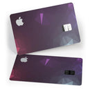 Dark Purple and Pink Geometric Shapes - Premium Protective Decal Skin-Kit for the Apple Credit Card