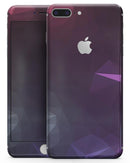 Dark Purple and Pink Geometric Shapes - Skin-kit for the iPhone 8 or 8 Plus