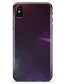 Dark Purple and Pink Geometric Shapes - iPhone X Clipit Case