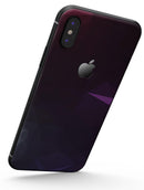 Dark Purple and Pink Geometric Shapes - iPhone X Skin-Kit