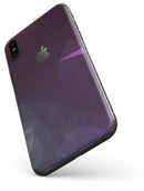 Dark Purple and Pink Geometric Shapes - iPhone X Skin-Kit