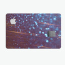 Dark Radient Orbs of Blue with Streaks - Premium Protective Decal Skin-Kit for the Apple Credit Card