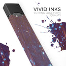 Dark Radient Orbs of Blue with Streaks - Premium Decal Protective Skin-Wrap Sticker compatible with the Juul Labs vaping device
