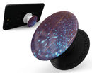 Dark Radient Orbs of Blue with Streaks - Skin Kit for PopSockets and other Smartphone Extendable Grips & Stands