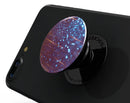 Dark Radient Orbs of Blue with Streaks - Skin Kit for PopSockets and other Smartphone Extendable Grips & Stands