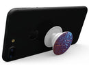 Dark Radient Orbs of Blue with Streaks - Skin Kit for PopSockets and other Smartphone Extendable Grips & Stands