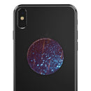 Dark Radient Orbs of Blue with Streaks - Skin Kit for PopSockets and other Smartphone Extendable Grips & Stands