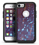 Dark Radient Orbs of Blue with Streaks - iPhone 7 or 8 OtterBox Case & Skin Kits