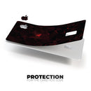 Dark Red Geometric Triangles - Premium Protective Decal Skin-Kit for the Apple Credit Card