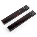 Dark Red Geometric Triangles - Premium Decal Protective Skin-Wrap Sticker compatible with the Juul Labs vaping device