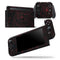 Dark Red Geometric Triangles - Skin Wrap Decal for Nintendo Switch Lite Console & Dock - 3DS XL - 2DS - Pro - DSi - Wii - Joy-Con Gaming Controller
