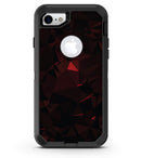 Dark Red Geometric Triangles - iPhone 7 or 8 OtterBox Case & Skin Kits