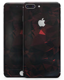 Dark Red Geometric Triangles - Skin-kit for the iPhone 8 or 8 Plus