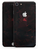 Dark Red Geometric Triangles - Skin-kit for the iPhone 8 or 8 Plus