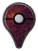 Dark Red Geometric V15 Pokémon GO Plus Vinyl Protective Decal Skin Kit