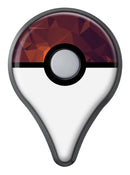 Dark Red Geometric V15 Pokémon GO Plus Vinyl Protective Decal Skin Kit