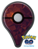 Dark Red Geometric V15 Pokémon GO Plus Vinyl Protective Decal Skin Kit