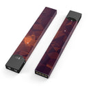 Dark Red Geometric V15 - Premium Decal Protective Skin-Wrap Sticker compatible with the Juul Labs vaping device