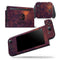 Dark Red Geometric V15 - Skin Wrap Decal for Nintendo Switch Lite Console & Dock - 3DS XL - 2DS - Pro - DSi - Wii - Joy-Con Gaming Controller