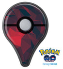 Dark Red Geometric V16 Pokémon GO Plus Vinyl Protective Decal Skin Kit