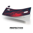 Dark Red Geometric V16 - Premium Protective Decal Skin-Kit for the Apple Credit Card