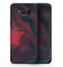 Dark Red Geometric V16 - Samsung Galaxy S8 Full-Body Skin Kit
