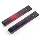 Dark Red Geometric V16 - Premium Decal Protective Skin-Wrap Sticker compatible with the Juul Labs vaping device