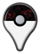 Dark Red Geometric V2 Pokémon GO Plus Vinyl Protective Decal Skin Kit