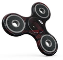 Dark Red Geometric V2 Full-Body Fidget Spinner Skin-Kit