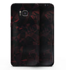 Dark Red Geometric V2 - Samsung Galaxy S8 Full-Body Skin Kit