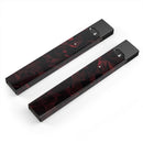 Dark Red Geometric V2 - Premium Decal Protective Skin-Wrap Sticker compatible with the Juul Labs vaping device