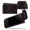 Dark Red Geometric V2 - Skin Wrap Decal for Nintendo Switch Lite Console & Dock - 3DS XL - 2DS - Pro - DSi - Wii - Joy-Con Gaming Controller