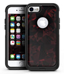Dark Red Geometric V2 - iPhone 7 or 8 OtterBox Case & Skin Kits