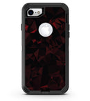 Dark Red Geometric V2 - iPhone 7 or 8 OtterBox Case & Skin Kits