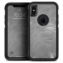 Dark Silver Marble Swirl V6 - Skin Kit for the iPhone OtterBox Cases