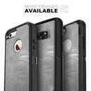 Dark Silver Marble Swirl V6 - Skin Kit for the iPhone OtterBox Cases