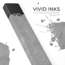 Dark Silver Marble Swirl V6 - Premium Decal Protective Skin-Wrap Sticker compatible with the Juul Labs vaping device