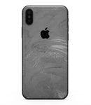 Dark Silver Marble Swirl V6 - iPhone XS MAX, XS/X, 8/8+, 7/7+, 5/5S/SE Skin-Kit (All iPhones Available)