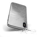 Dark Silver Marble Swirl V6 - iPhone X Swappable Hybrid Case