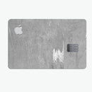 Dark Silver Marble Swirl V7 - Premium Protective Decal Skin-Kit for the Apple Credit Card