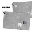 Dark Silver Marble Swirl V7 - Premium Protective Decal Skin-Kit for the Apple Credit Card