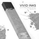 Dark Silver Marble Swirl V7 - Premium Decal Protective Skin-Wrap Sticker compatible with the Juul Labs vaping device