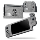 Dark Silver Marble Swirl V7 - Vinyl Skin Wrap for Nintendo Switch 2, OLED, Lite, Pro Controller, Wii & Classic Handhelds