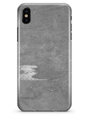 Dark Silver Marble Swirl V7 - iPhone X Clipit Case