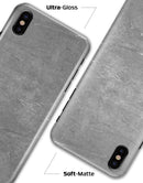 Dark Silver Marble Swirl V7 - iPhone X Clipit Case