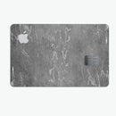 Dark Silver Marble Swirl V8 - Premium Protective Decal Skin-Kit for the Apple Credit Card