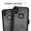 Dark Silver Marble Swirl V8 - Skin Kit for the iPhone OtterBox Cases