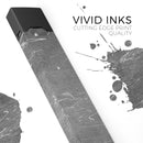 Dark Silver Marble Swirl V8 - Premium Decal Protective Skin-Wrap Sticker compatible with the Juul Labs vaping device
