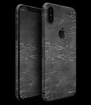 Dark Silver Marble Swirl V8 - iPhone XS MAX, XS/X, 8/8+, 7/7+, 5/5S/SE Skin-Kit (All iPhones Available)